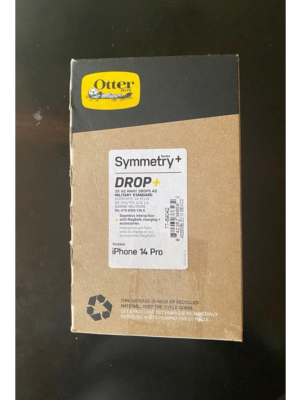 OtterBox Symmetry+ Series Case for iPhone 14 Pro Black